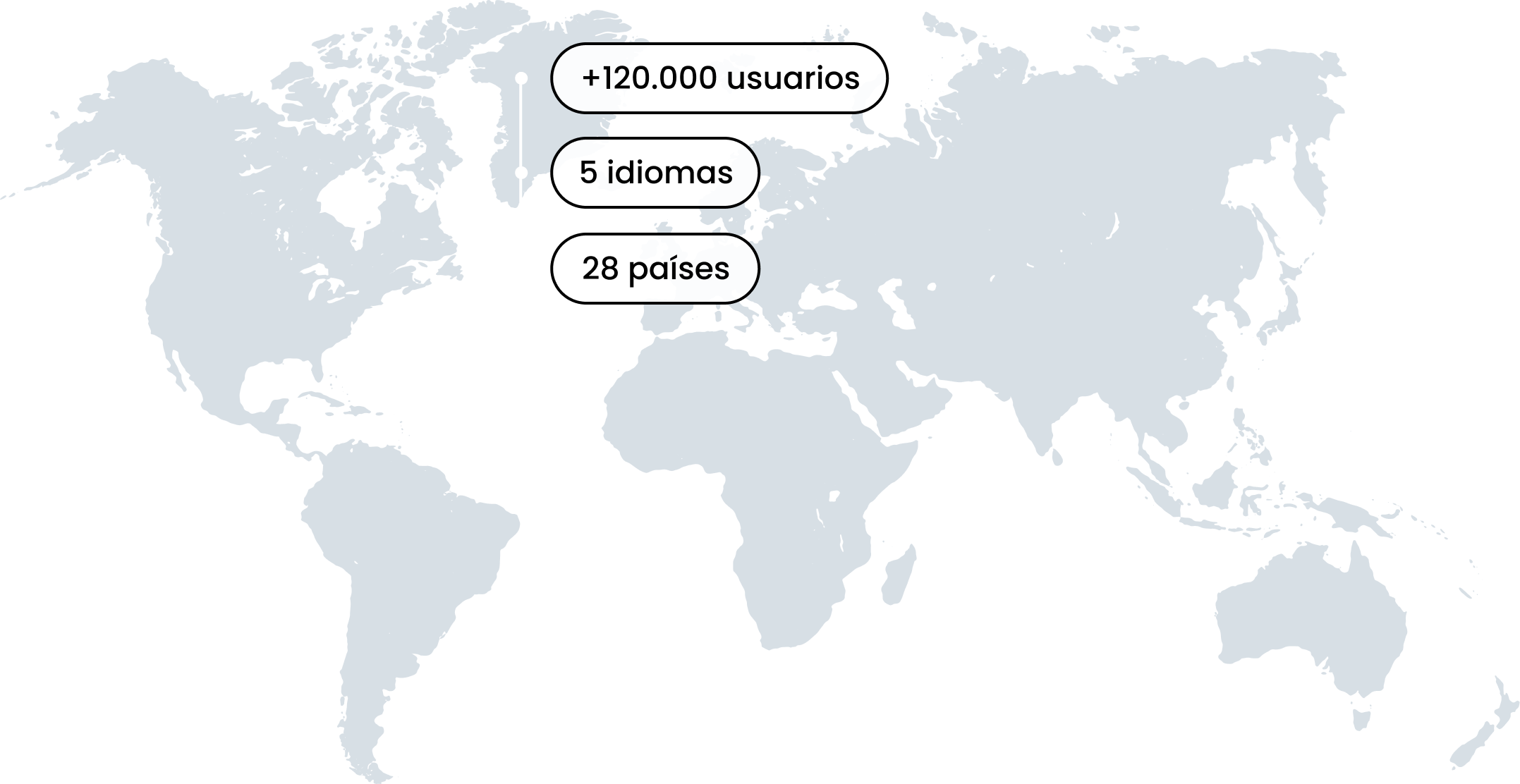 Mapa global de icloudCompliance Mapa destacando la cobertura global de las soluciones de gobernanza, riesgos y cumplimiento de icloudCompliance.